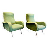 Paire fauteuils vintage design organique mid  century