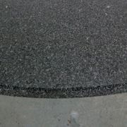 Mid-century  granite stone round coffee table, 1970's italy