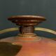 1930 copper bowl with Art Deco bronze handles