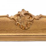 Horizontal mirror in gold frame, France.