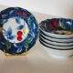 6 cups decoration cherries Japan vintage
