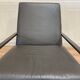 1970s steel and leather designer armchair