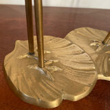 Pair brass birds 31 cm