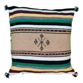 Multicoloured Moroccan cushion