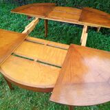 Directoire style round table with extensions