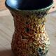 Small ceramic vase "Fat Lava" / "Sea Foam" style Vallauris