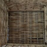Bamboo and rattan shelf 2 doors