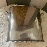 Silver metal bottle cooler