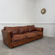 1980 leather cowhide sofa