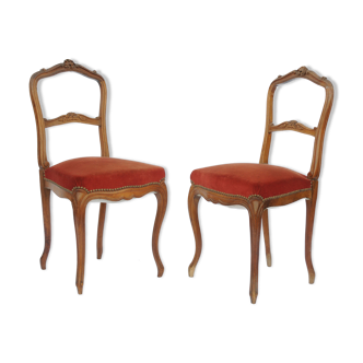 Pair of Louis XV style chairs