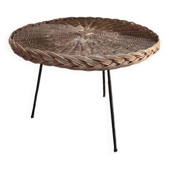 Rattan coffee table