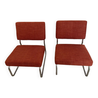 Pair of low chairs