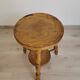 Tabouret tripode sellette en bois Vintage