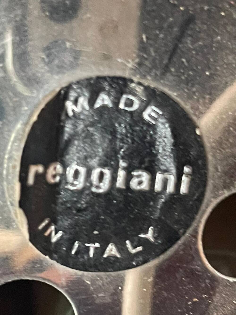 Italian Reggiani silver hanging lamp