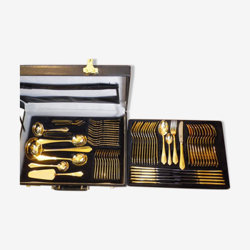 Ménagère Bestecke Solingen 70 pieces stainless steel and new gold plated
