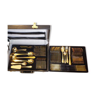 Ménagère Bestecke Solingen 70 pieces stainless steel and new gold plated