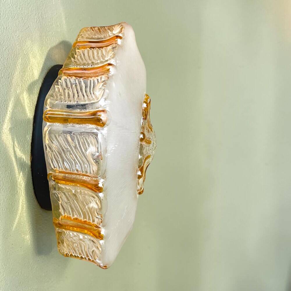 Murano glass ceiling or wall flush mount plafon light