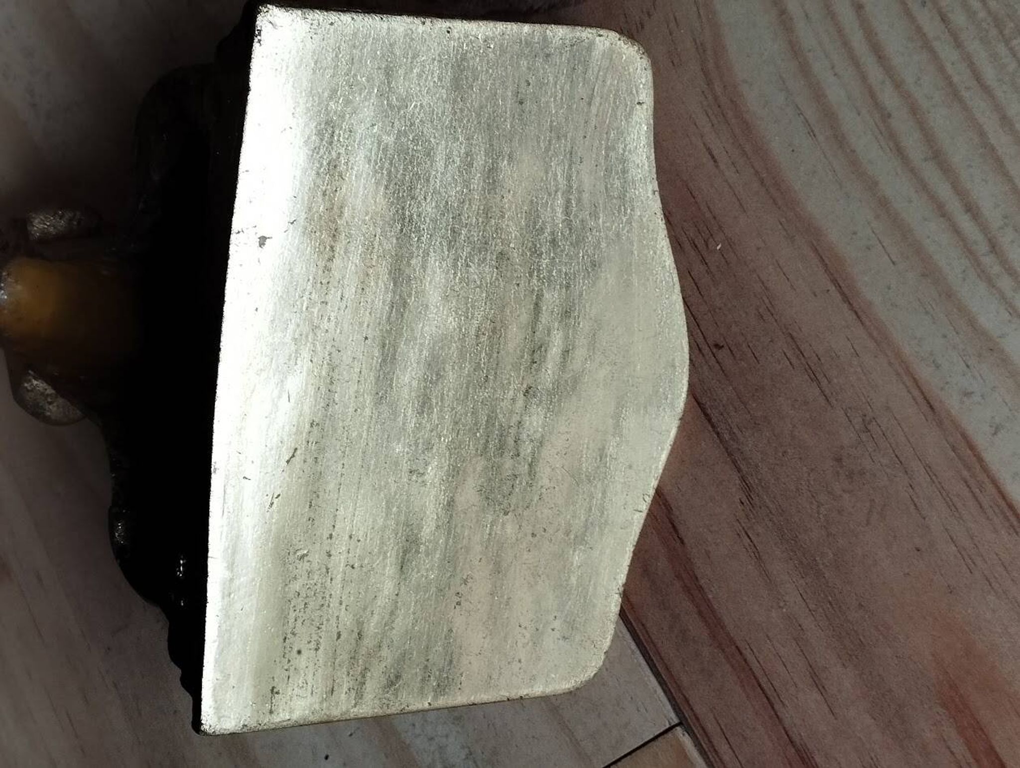 Page 1 of 7 Small wall console in rocaille style – patinated gold decor, Louis style