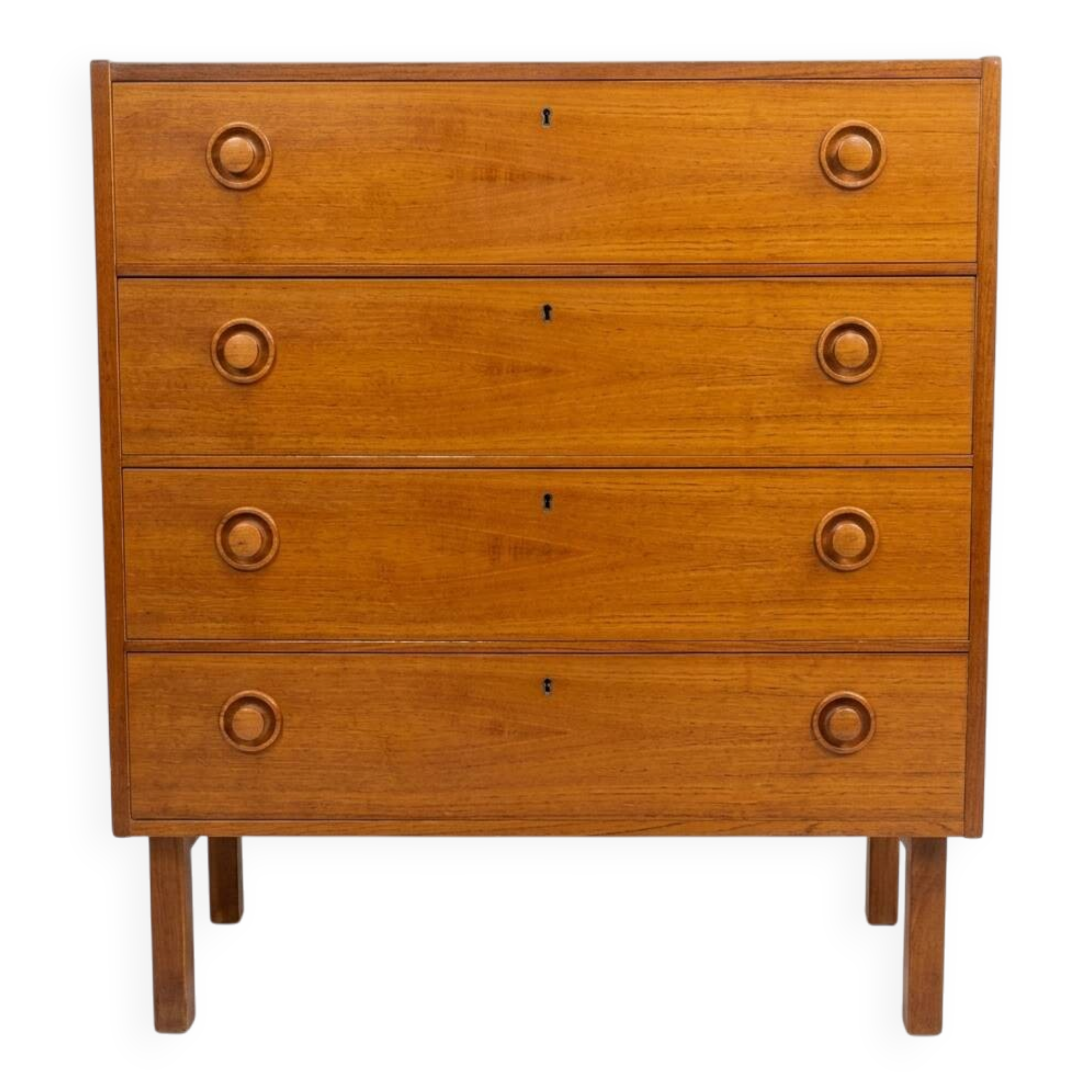 Commode vintage scandinave en teck, années 1970