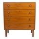 Commode vintage scandinave en teck, années 1970