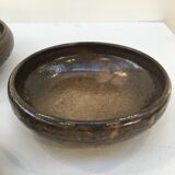 Series of three hollow plates in Jean Marais ceramic