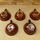 Series 5 mugs hbcm ceramic brown vintage #b283