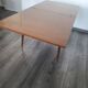 Table portefeuille vintage vitrifié