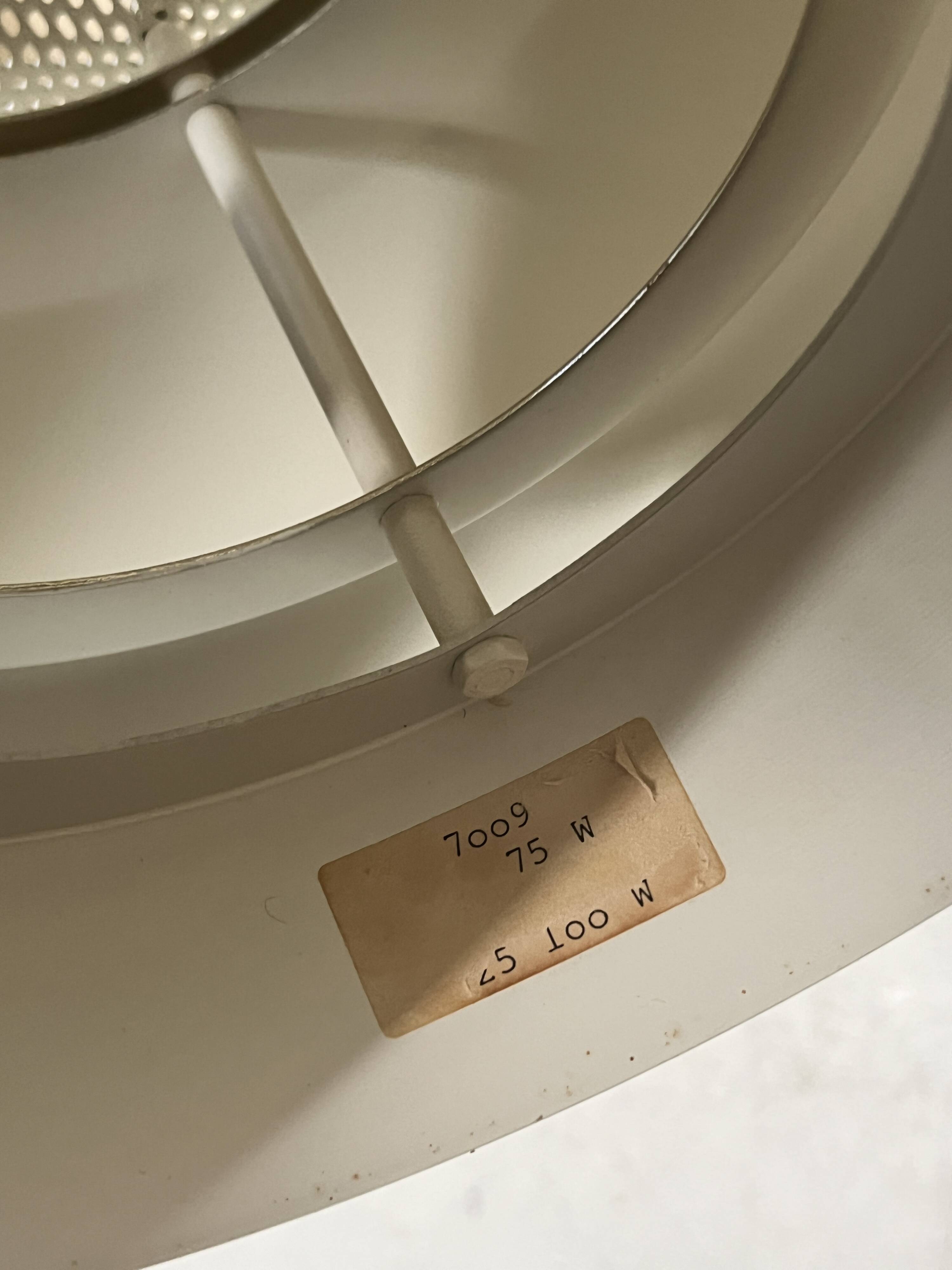 Vintage suspension by Bent Nordsted for Lyskaer, Denmark, 1960s.