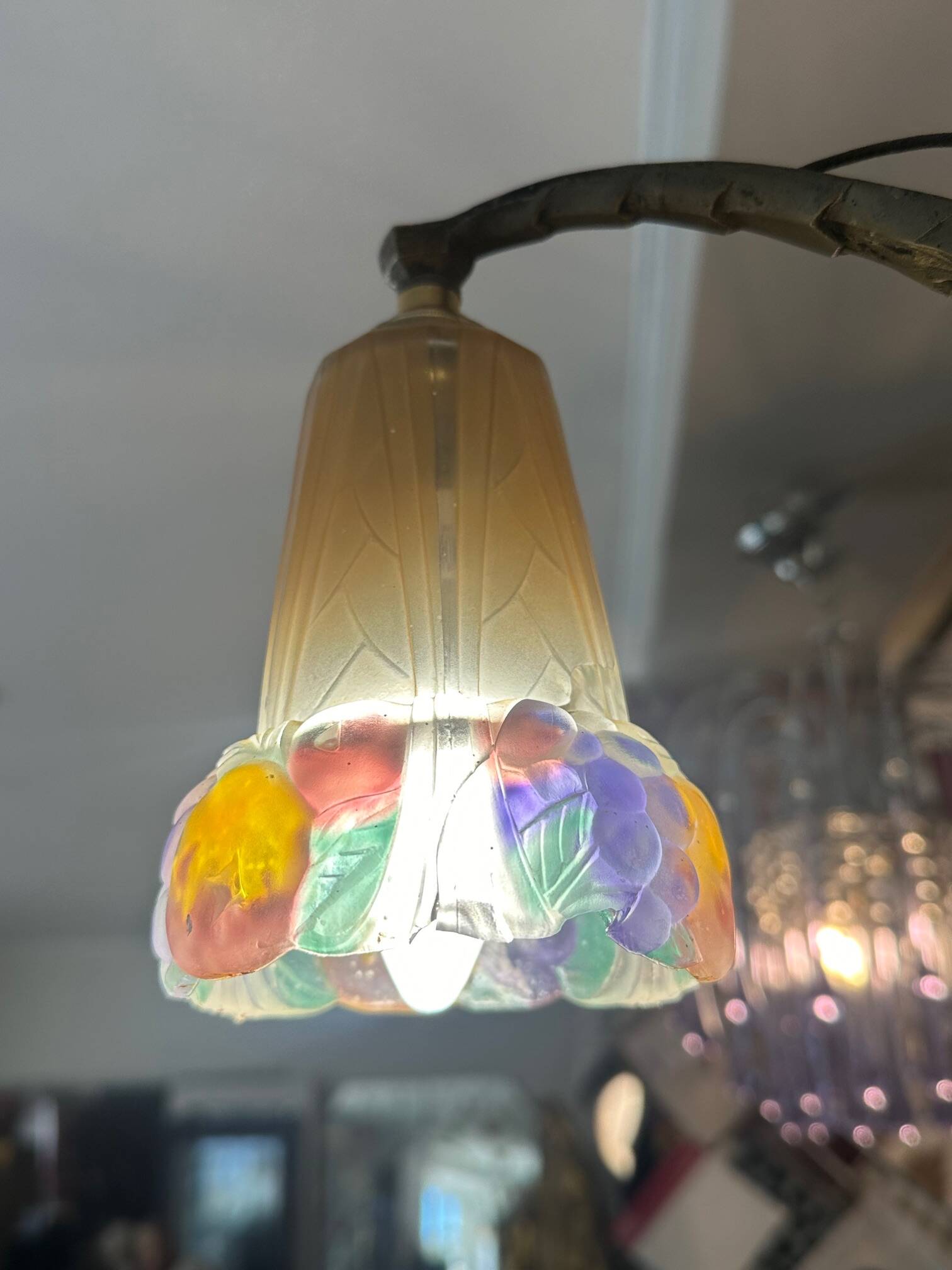 Very beautiful Art Deco chandelier.