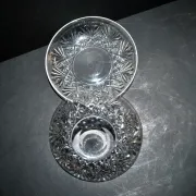 Saint-Louis set of 2 cut crystal bowls 4147 model Massenet signed