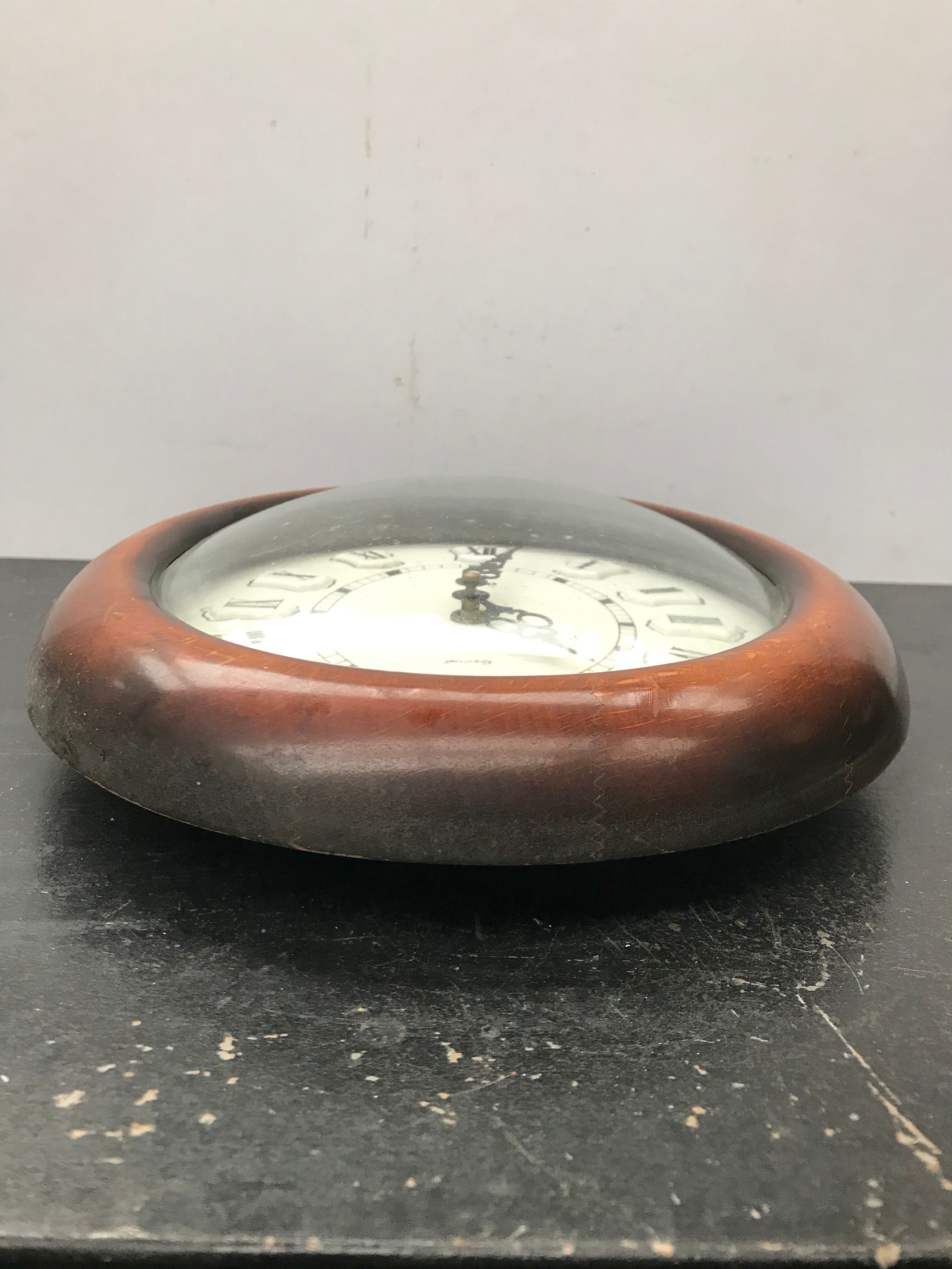 Odo wood old clock - 70s