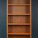 Retro teak mid century 1960s full size bookcase shelving (pair available)