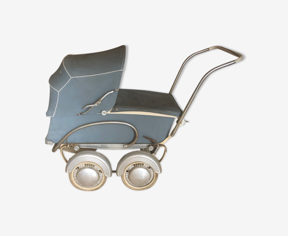 Landau transformable en poussette 1950 années 50