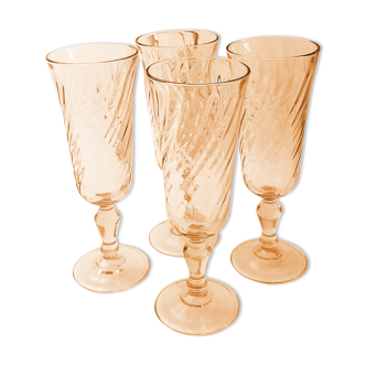 Rosaline champagne flutes