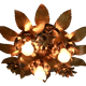 Vintage ceiling lamp ceiling lamp willy daro flower flower lamp