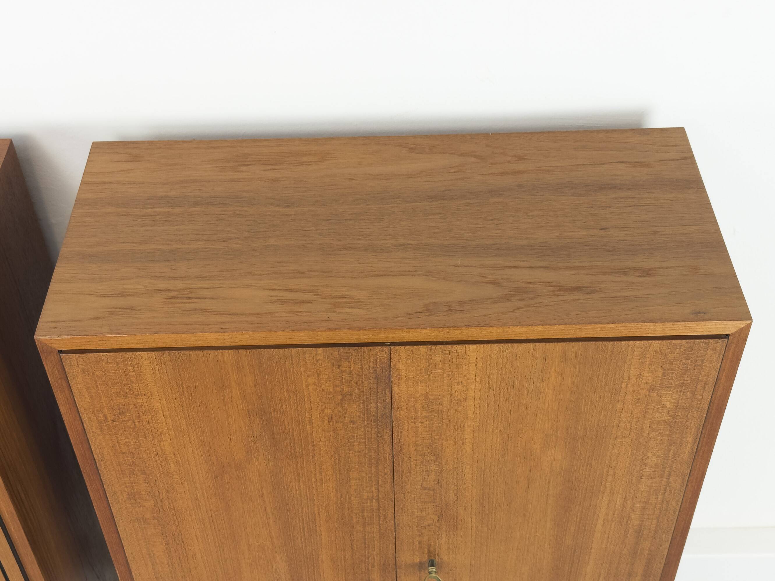 Mid-Century Teak Cabinets from Idee Möbel, 1960s, Set of 2