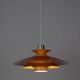 Danish vintage suspension lamp by Kurt Wiborg, Jeka, 1980s.