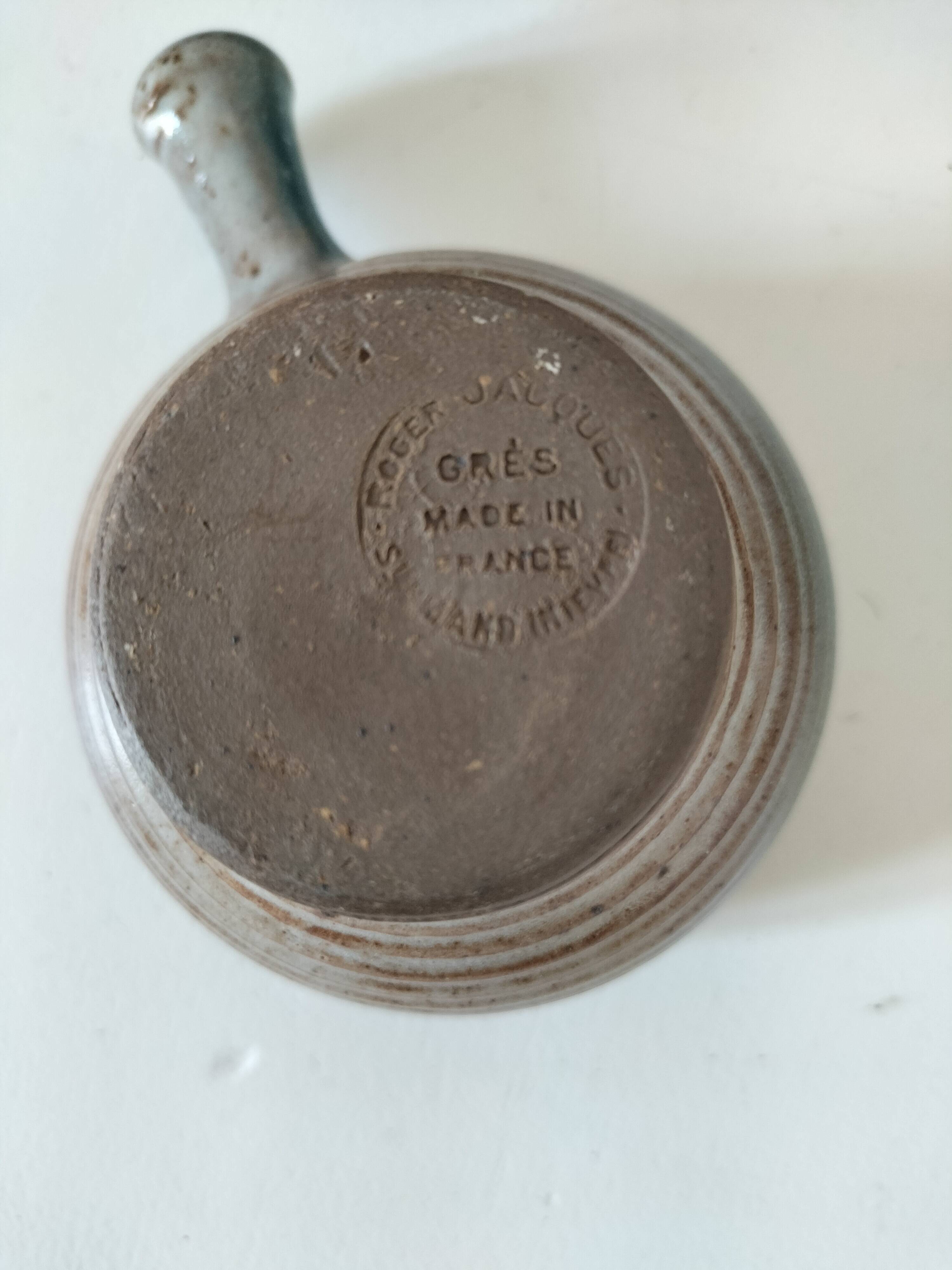 Stoneware service Puisaye – breakfast set - 7 pieces