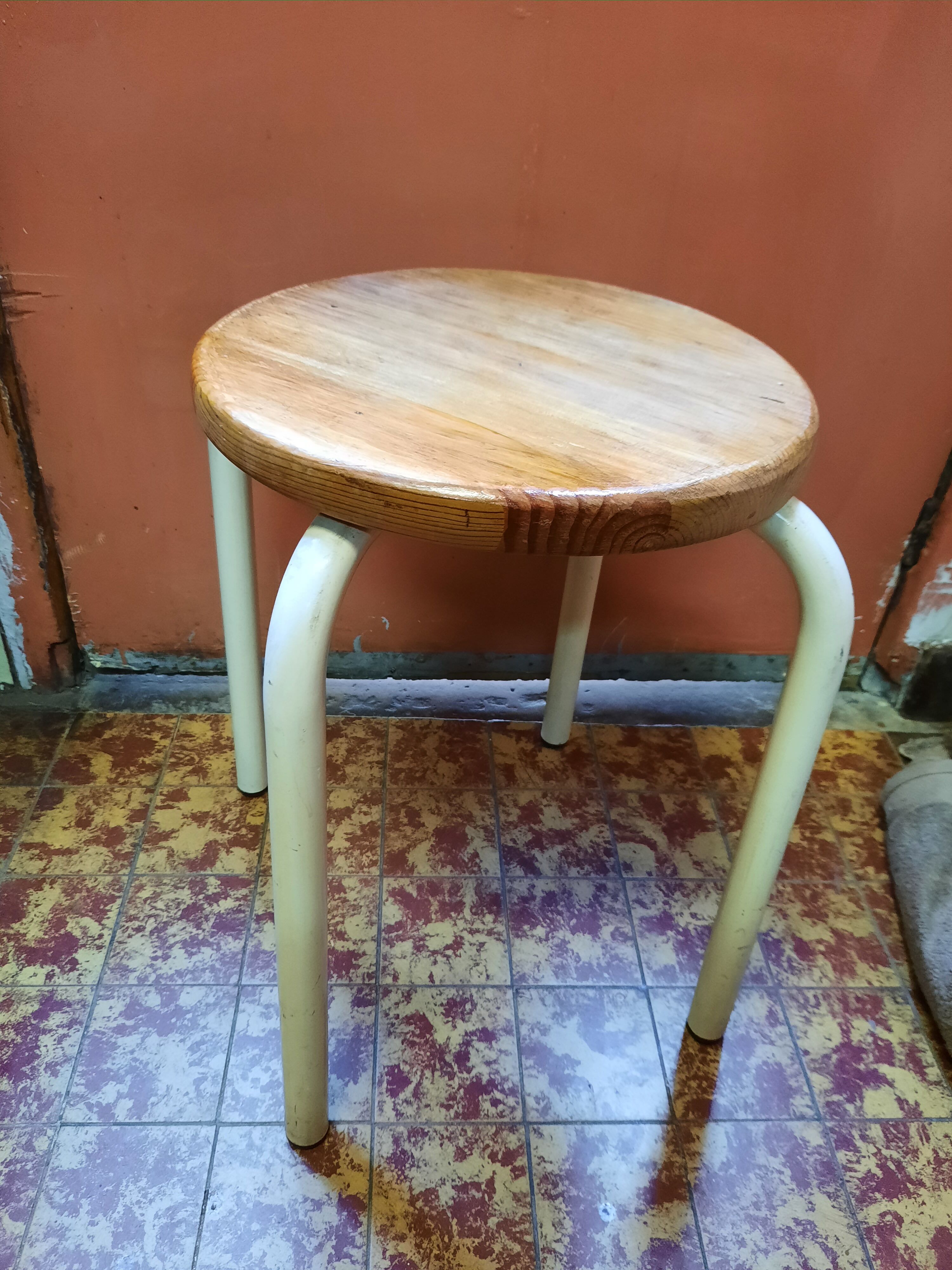 Industrial style stool