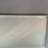 Antique beveled stitched mirror 38x54cm