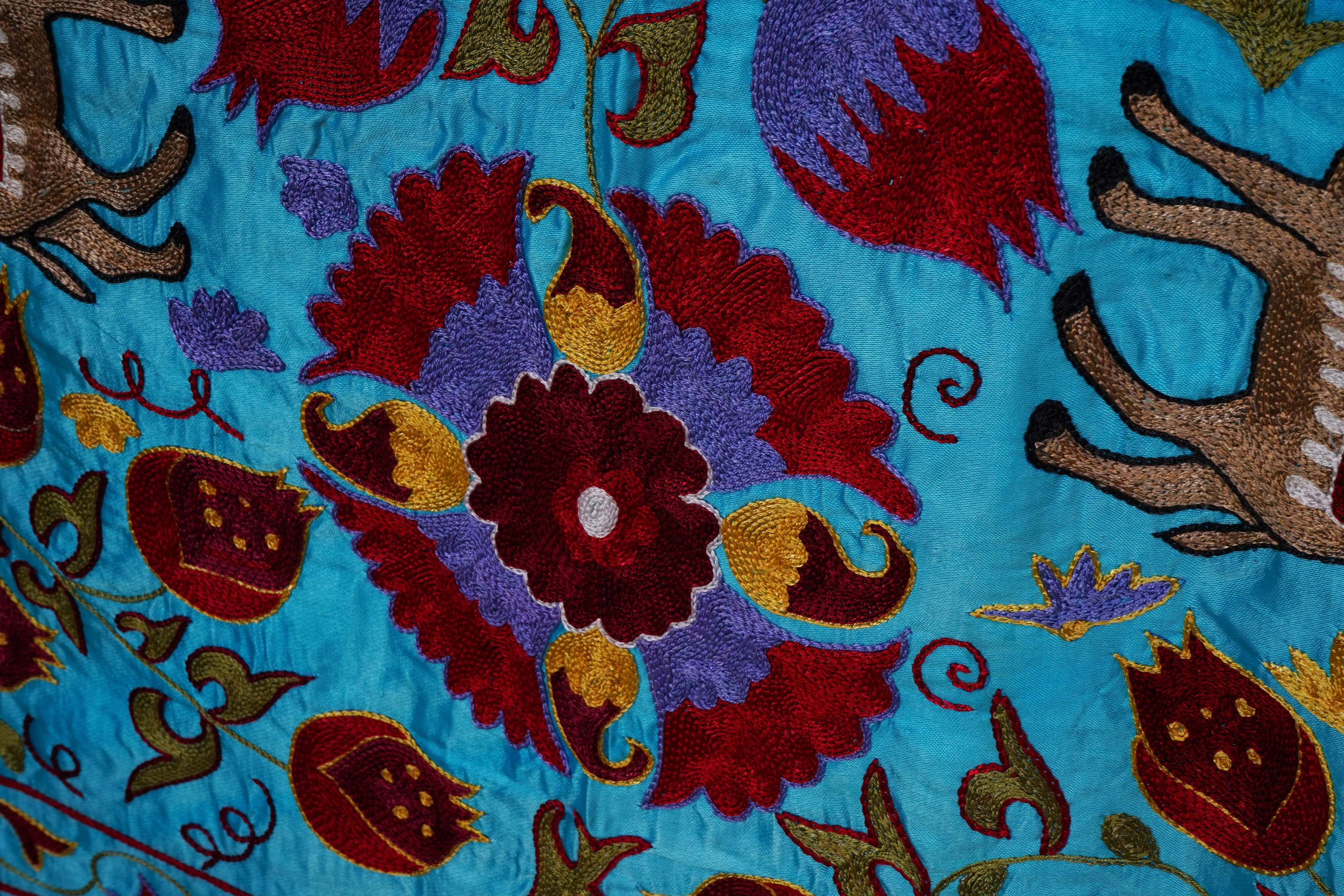 Hand-knotted rug, vintage Turkish rug 103x188 cm