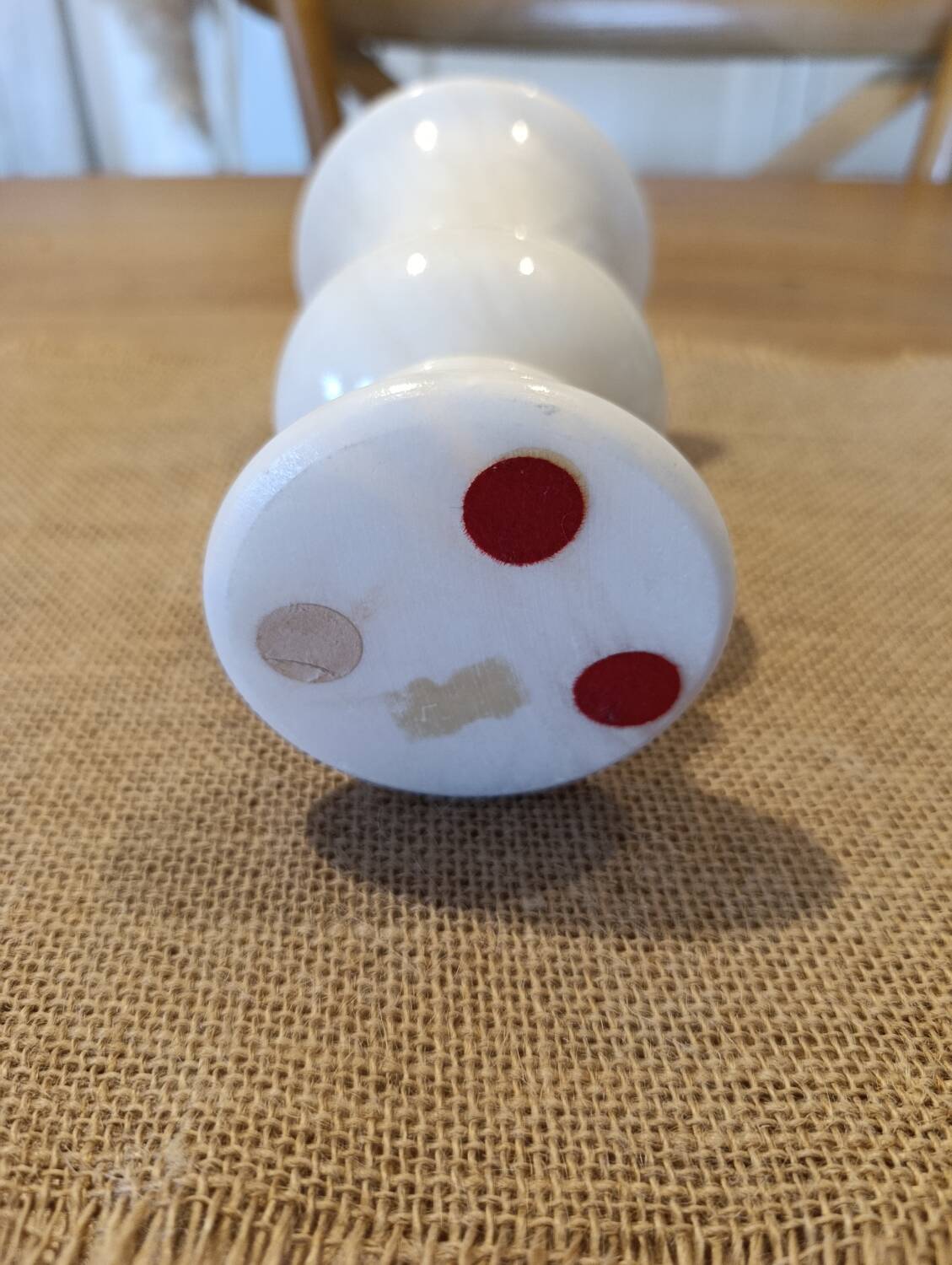 Alabaster candlestick