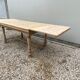 Table de ferme poncée rallonge jusqu'à 2,54m