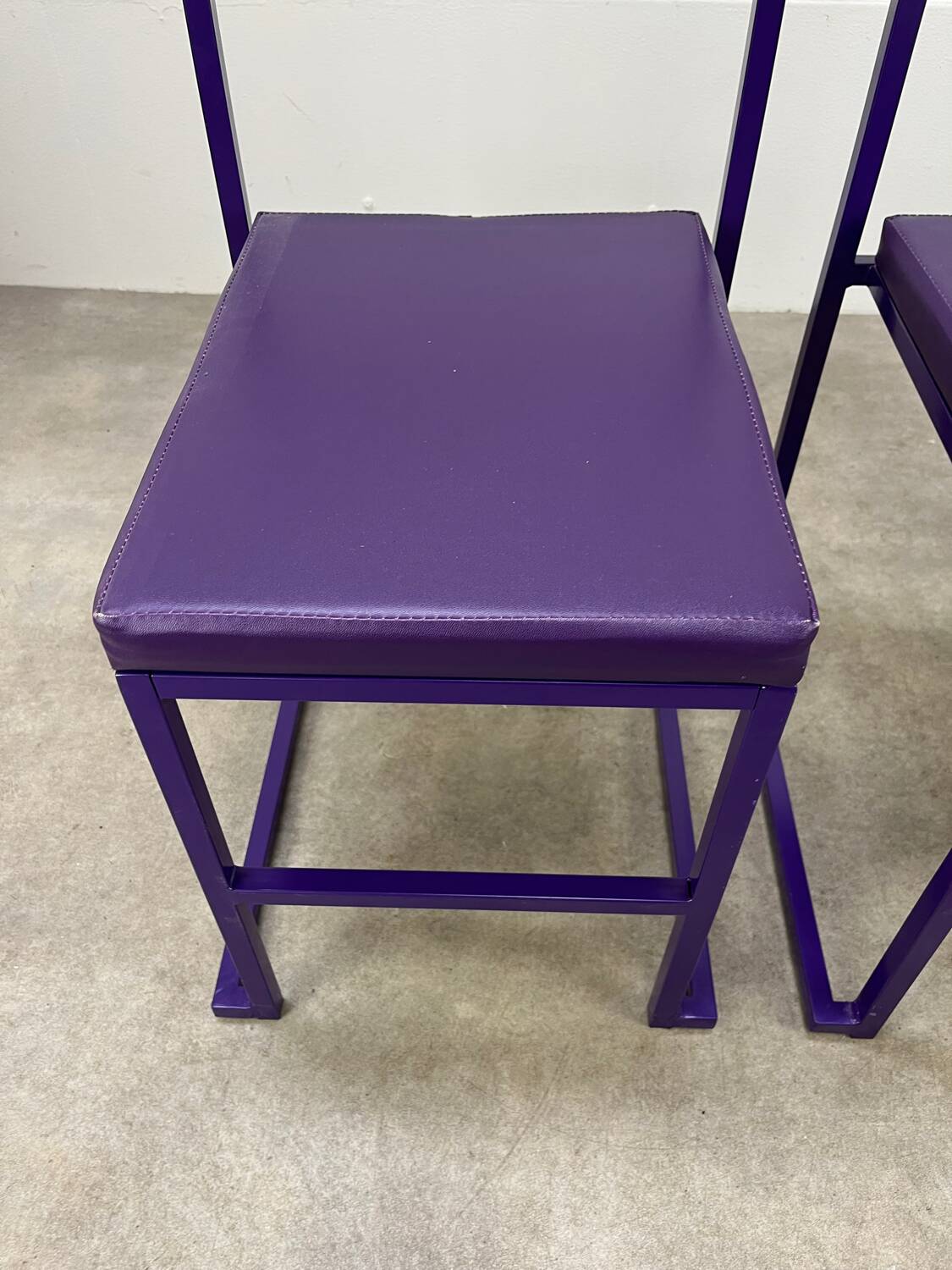 2 postmodern design chairs, 80s