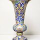 Vase cornet en faïence de Nevers, Montagnon