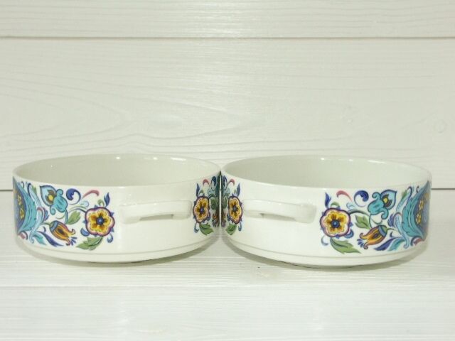 Lot 2 porcelain bowls Izmir Villeroy & Boch vintage 1973