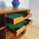 Kai Kristiansen teak sideboard with retractable doors – Denmark 1960s