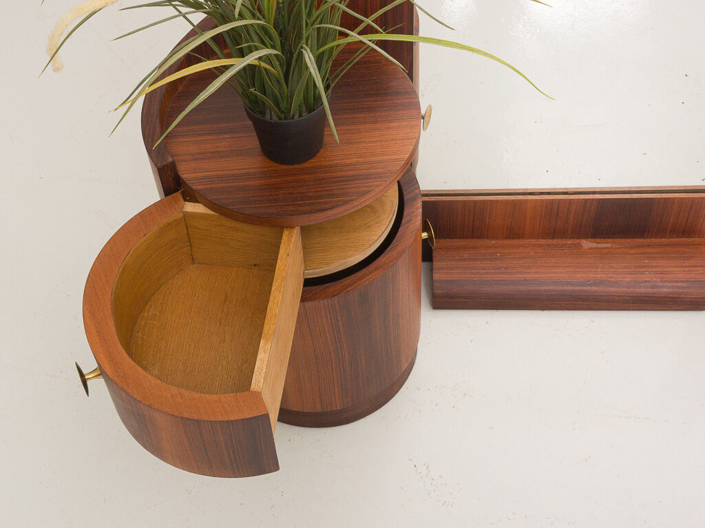 Art deco mirror cabinet with storage