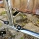 Vintage rolling dessert trolley