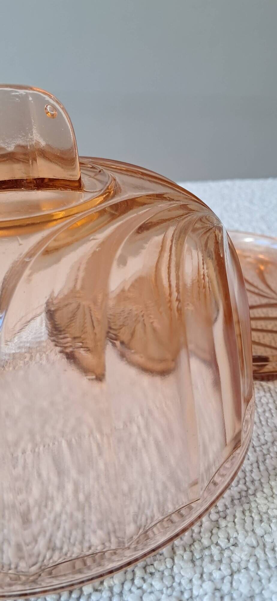 Cloche à fromage vintage de style Art déco